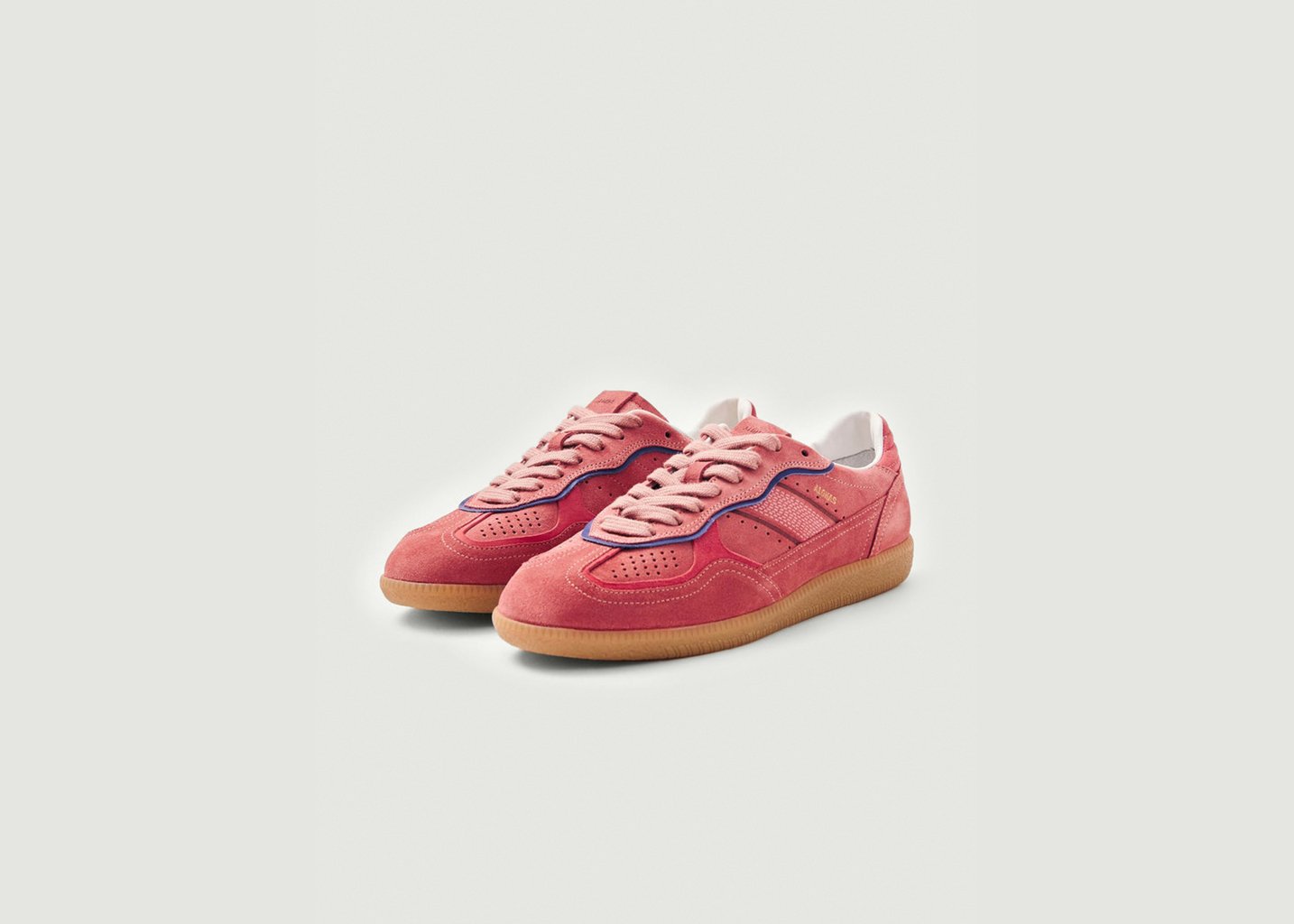 L'exception Baskets Tb.490 Rife En Cuir Rose Alohas