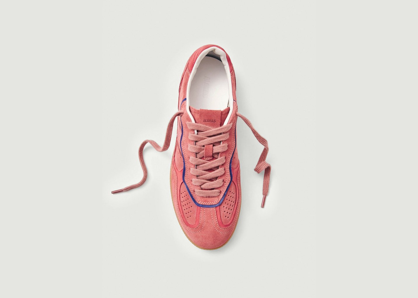 L'exception Baskets Tb.490 Rife En Cuir Rose Alohas