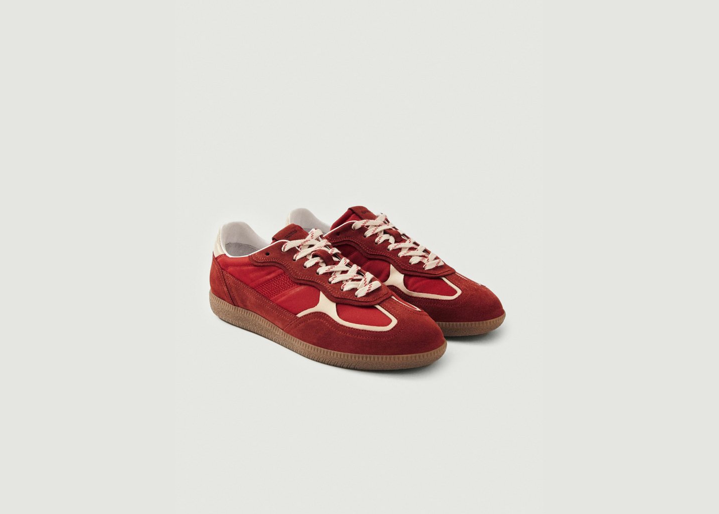 L'exception Baskets Tb.490 Rife En Cuir Rouge Alohas