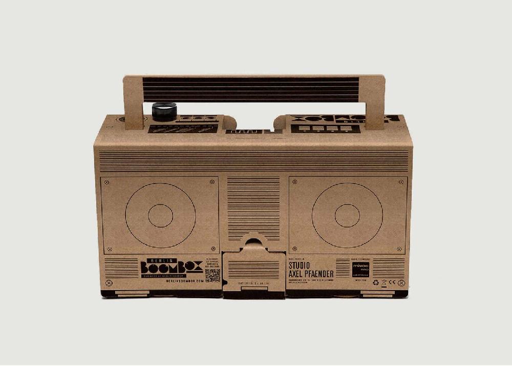 L'exception Berlin Boombox Bluetooth Marron La Boutique Cadeaux