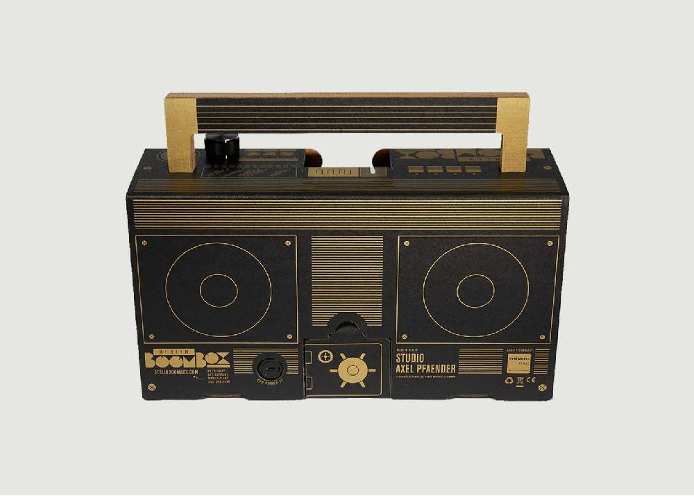L'exception Berlin Boombox Bluetooth Noir La Boutique Cadeaux
