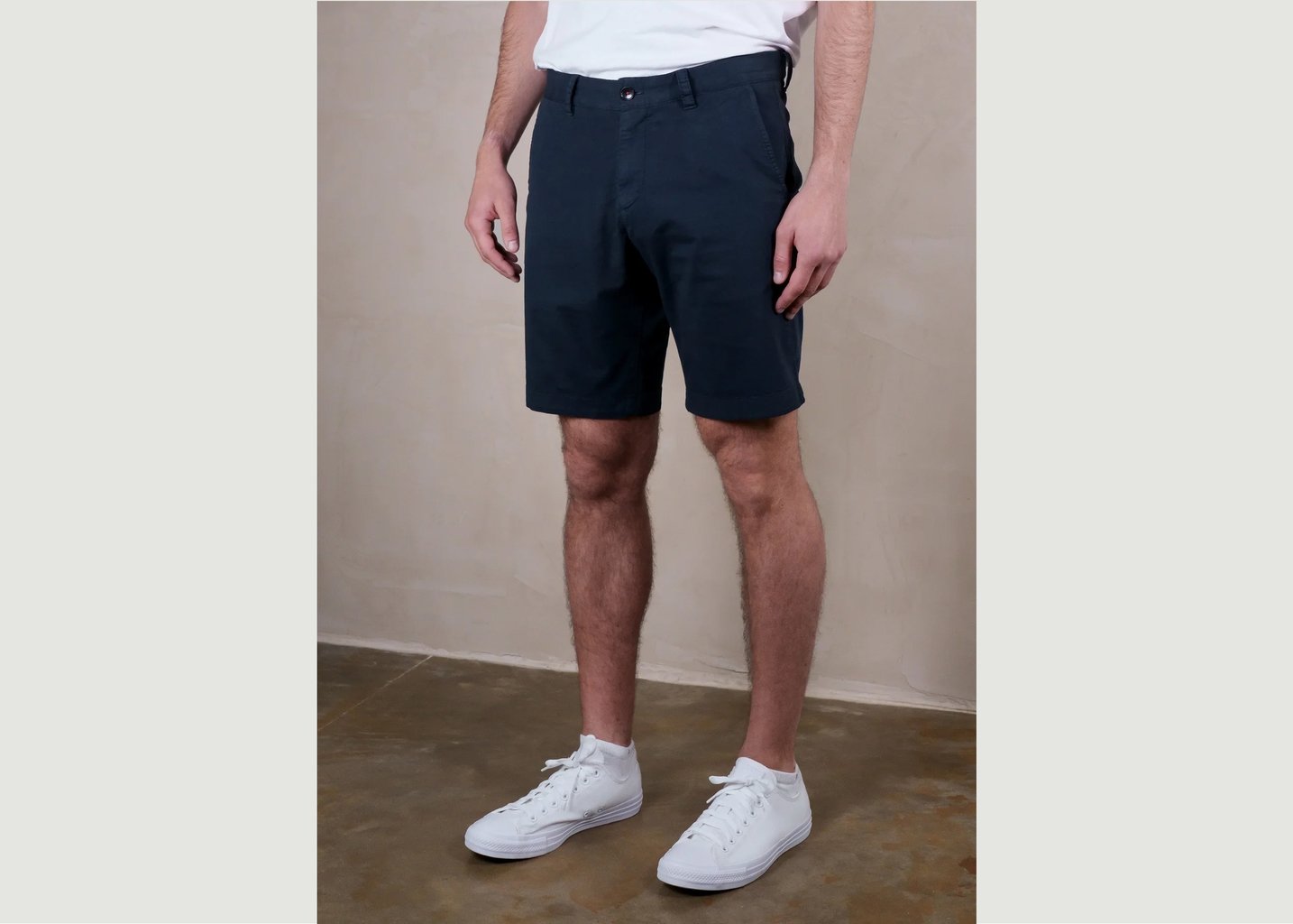 l'exception Bermuda Fluid Touch Bleu Marine Henry Paris