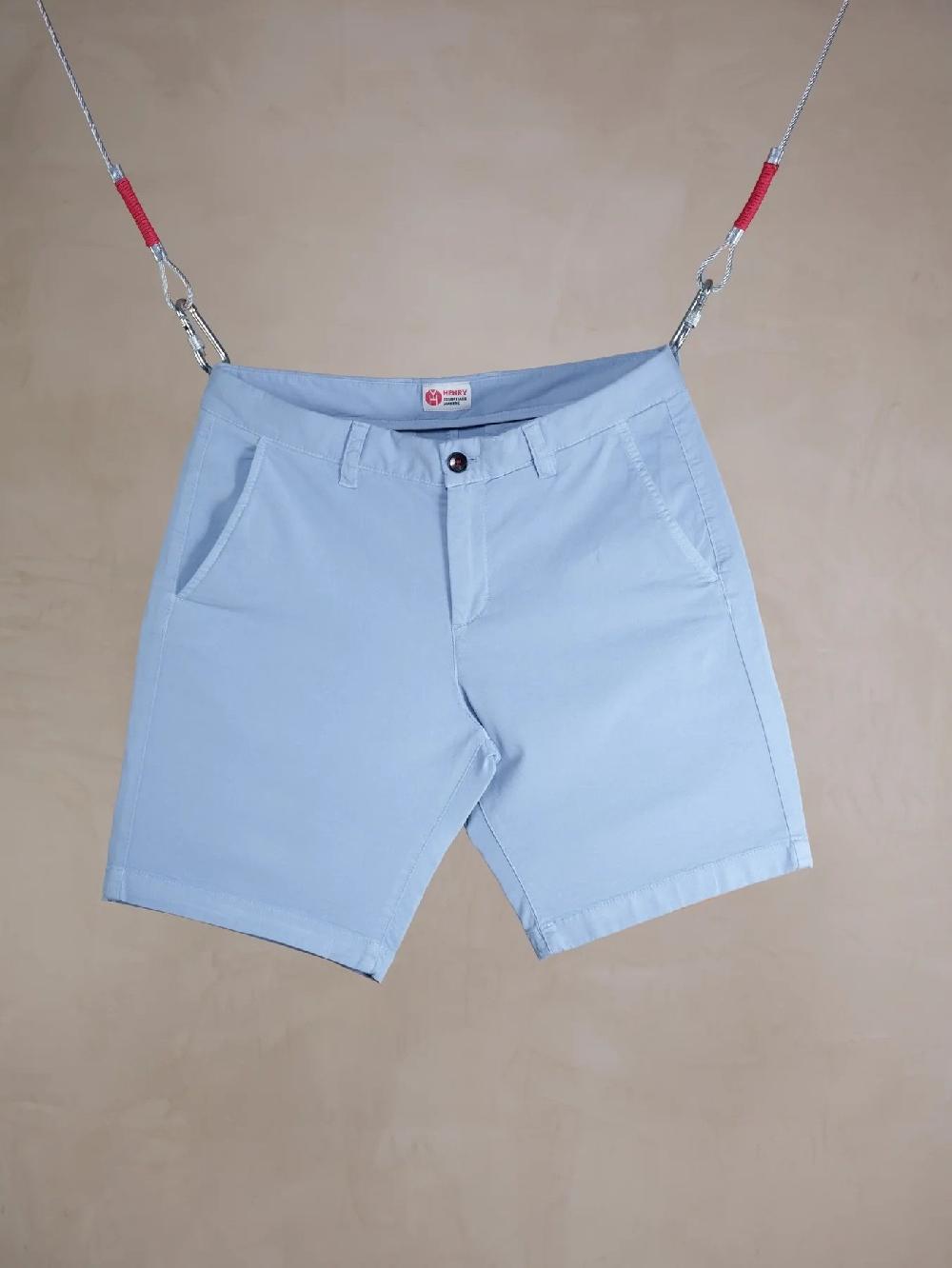 L'exception Bermuda Fluid Touch Chambray Henry Paris