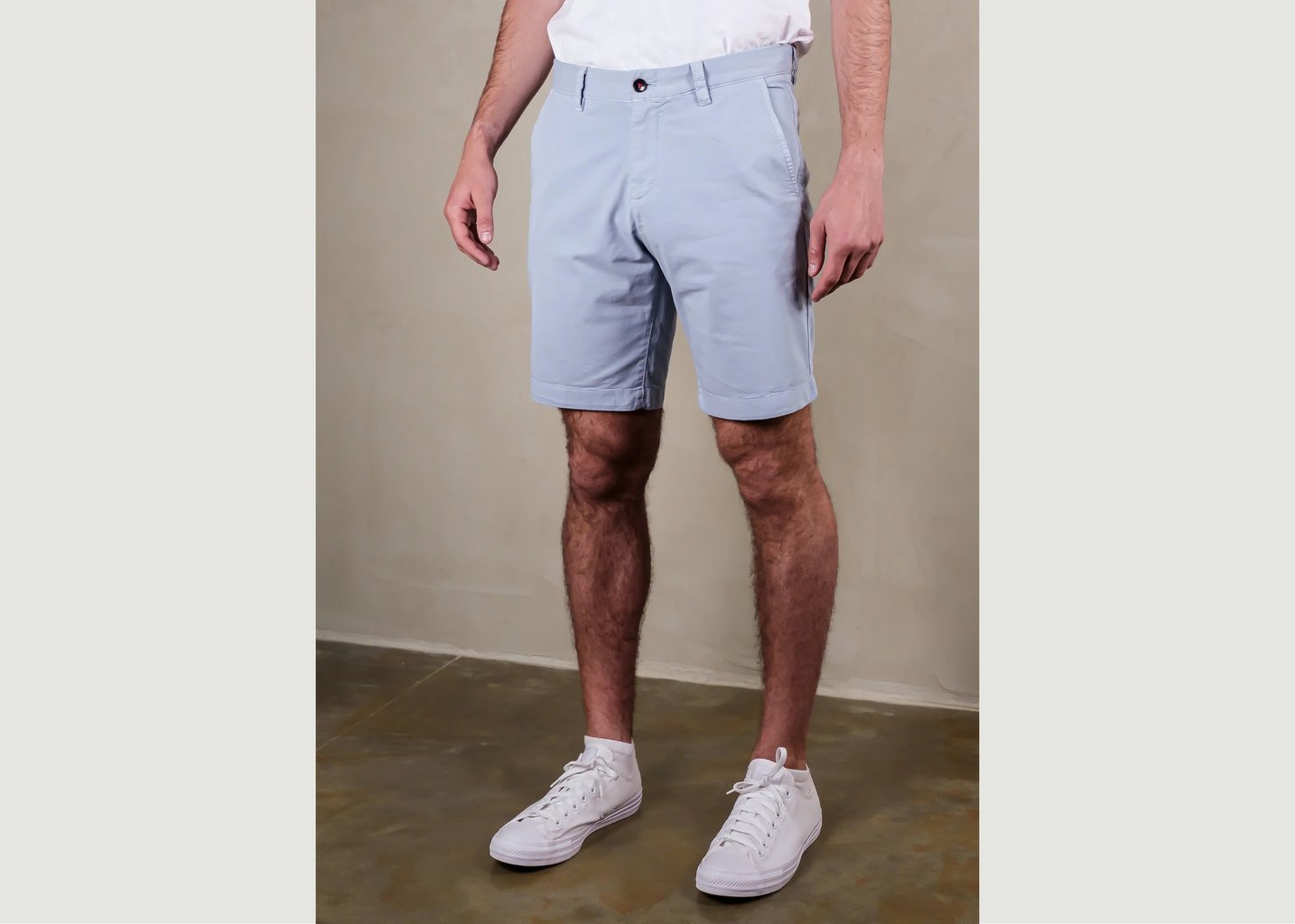 l'exception Bermuda Fluid Touch Chambray Henry Paris