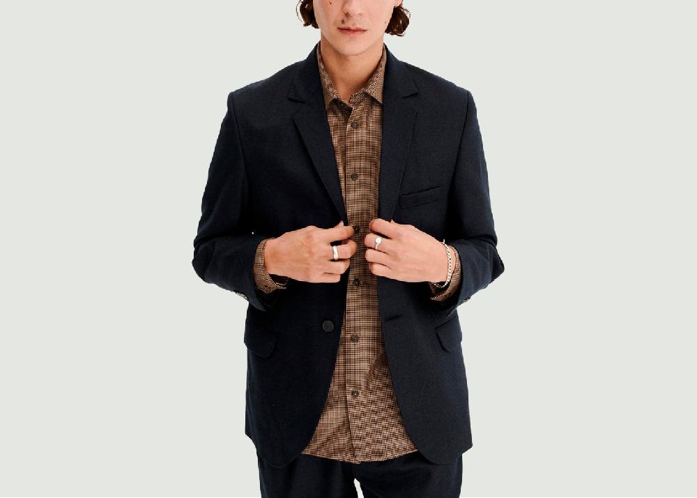 L'exception Blazer Clint Night Blue Bleu Marine Noyoco