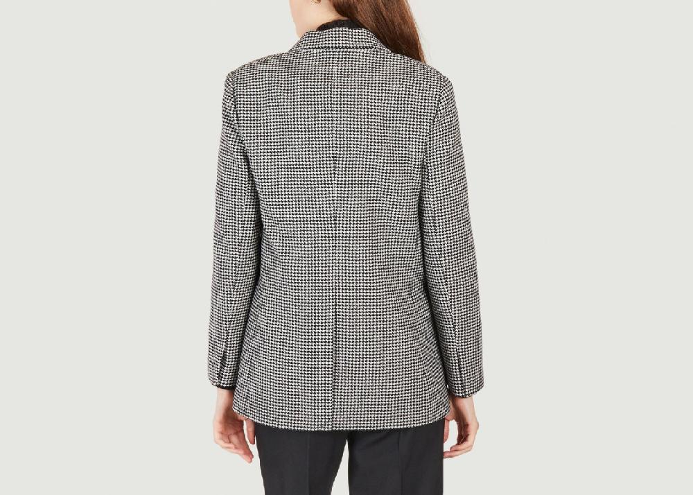L'exception Blazer Motif Pied De Poule Vitelane Multicolore Maje