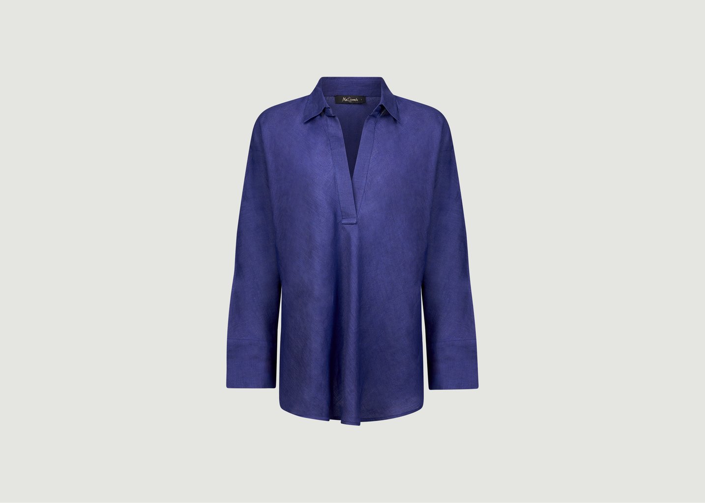 l'exception Blouse en lin Ciccio Bleu Roi Mes Demoiselles