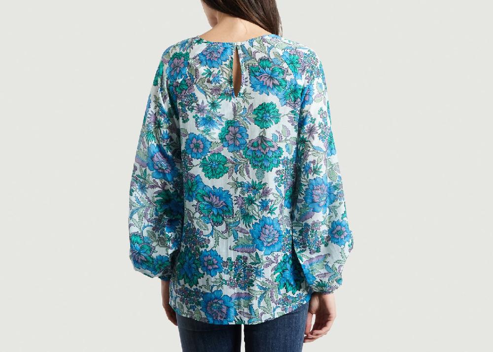 L'exception Blouse Fleurie Manches Longues Scarlett Multicolore Essentiel Antwerp