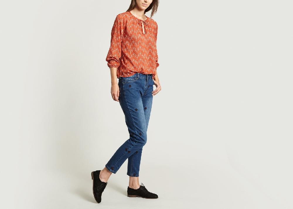 L'exception Blouse Huguette Rouille Athé Vanessa Bruno