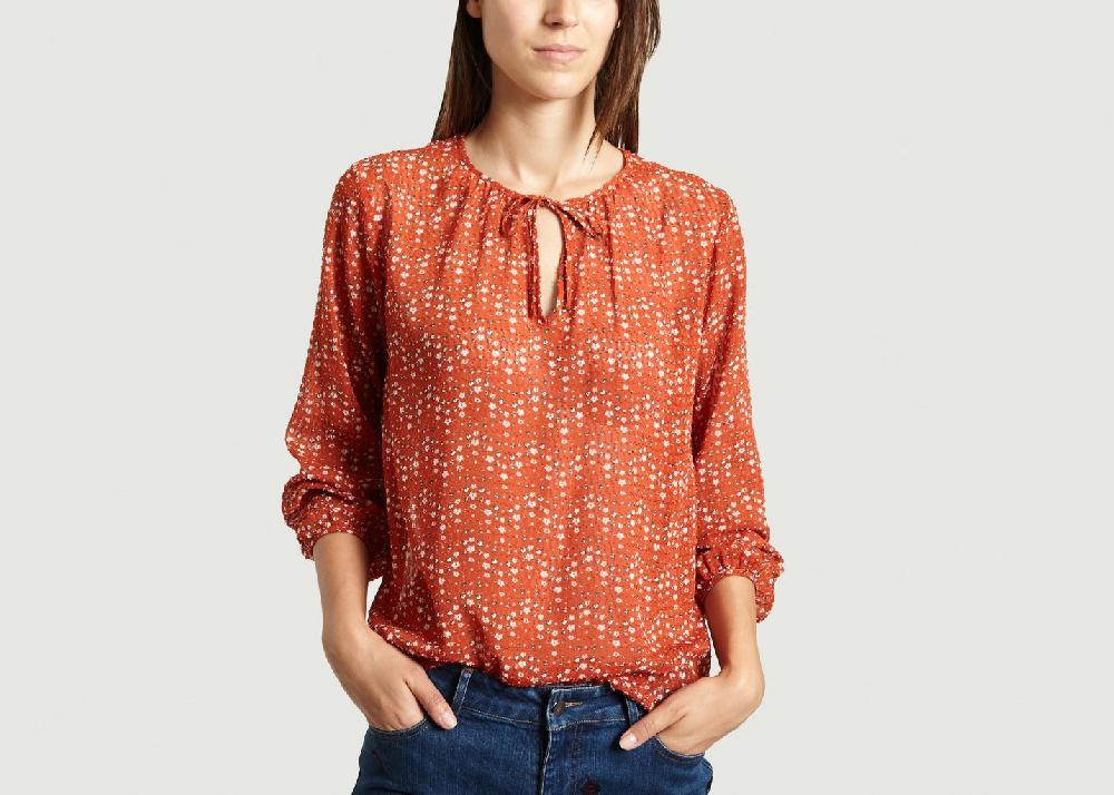 l'exception Blouse Huguette Rouille Athé Vanessa Bruno