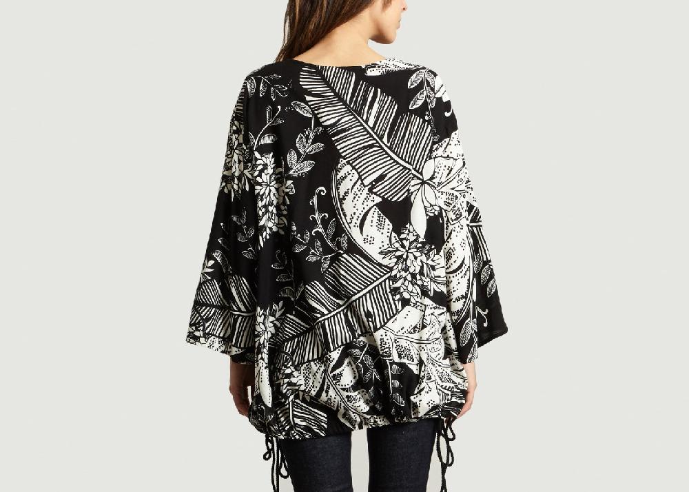 L'exception Blouse Imprimé Jungle Noir See By Chloé