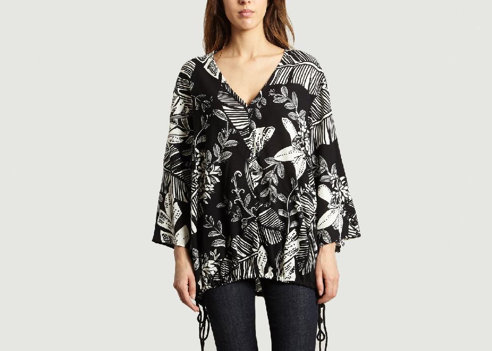 l'exception Blouse Imprimé Jungle Noir See by Chloé