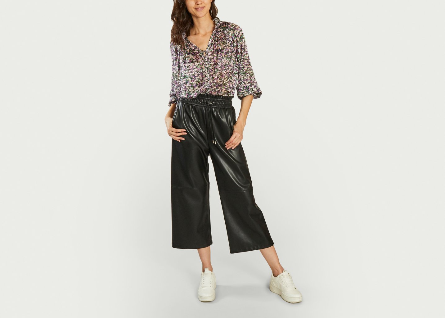 L'exception Blouse Imprimé Liberty Leony Mauve Suncoo