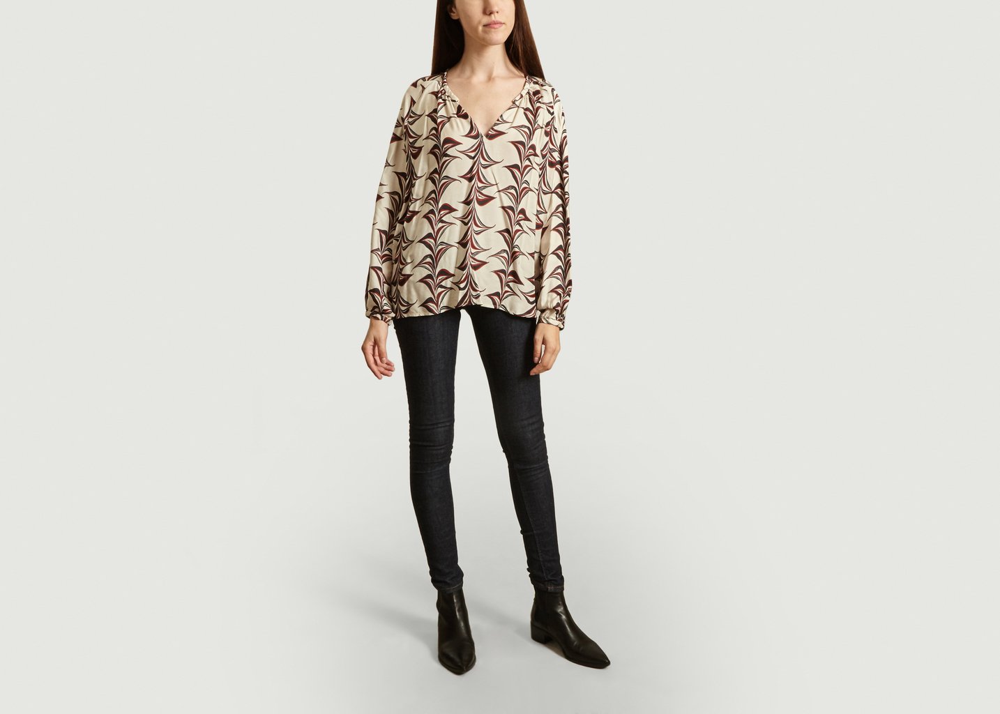 L'exception Blouse Imprimée Chicana Multicolore Diega