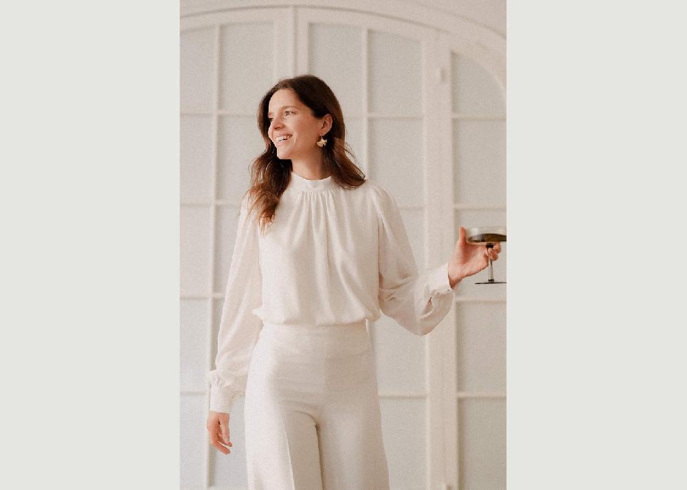 l'exception Blouse Jules Anne de Lafforest x Botzaris Blanc Botzaris