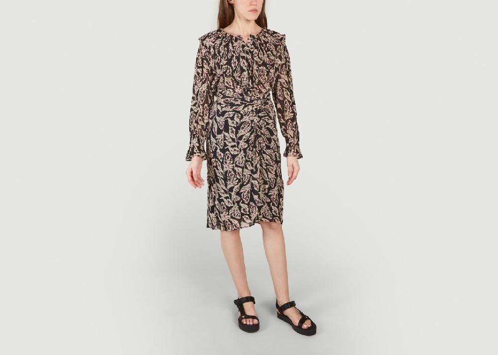 L'exception Blouse Motif Végétal Genny Multicolore Ba&sh