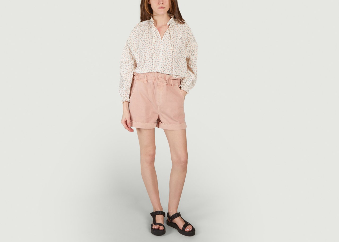L'exception Blouse Oversize Motif Fleuri Olivia Judah Multicolore The New Society