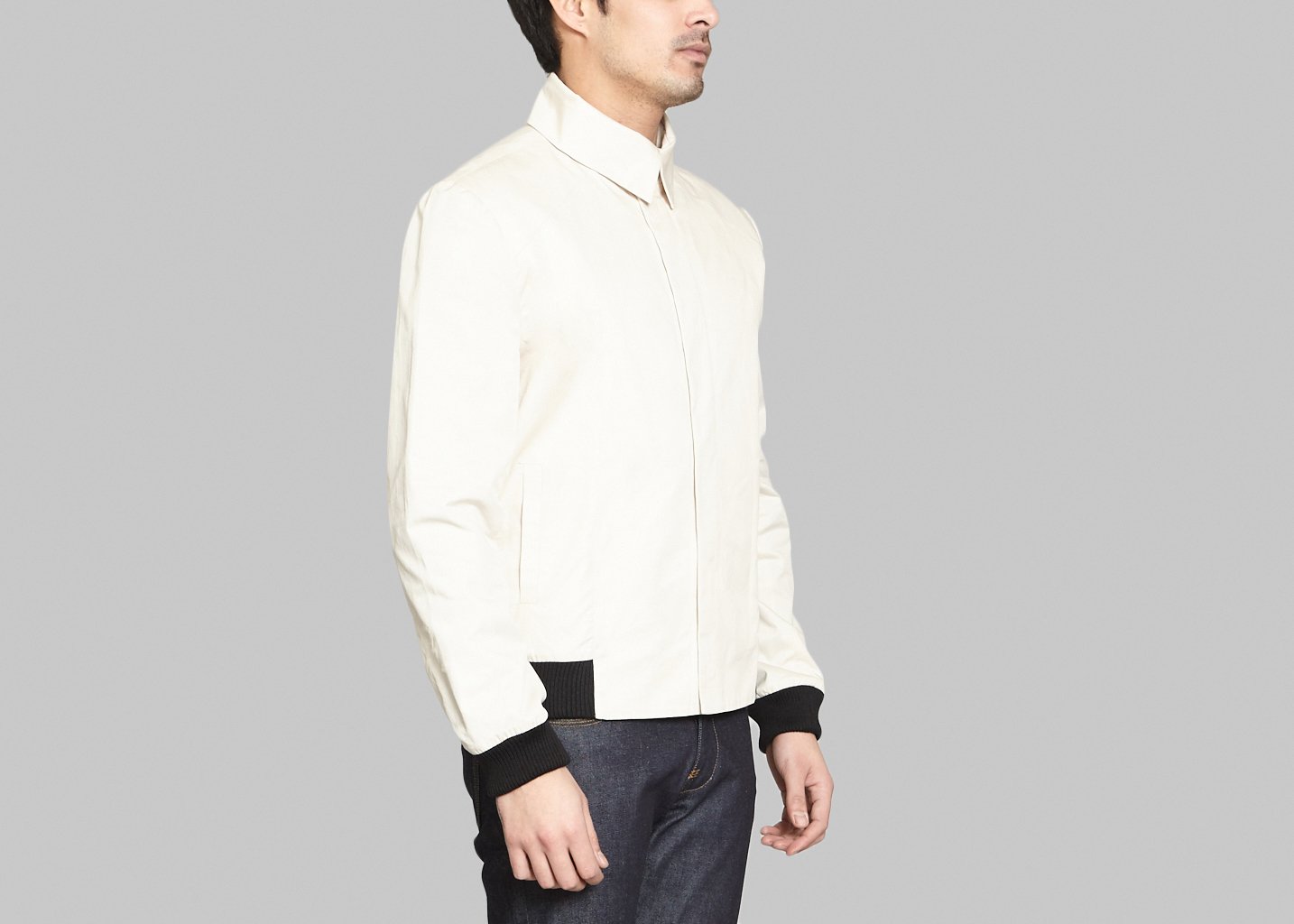 L'exception Blouson Aviator Beige Sébastien Blondin