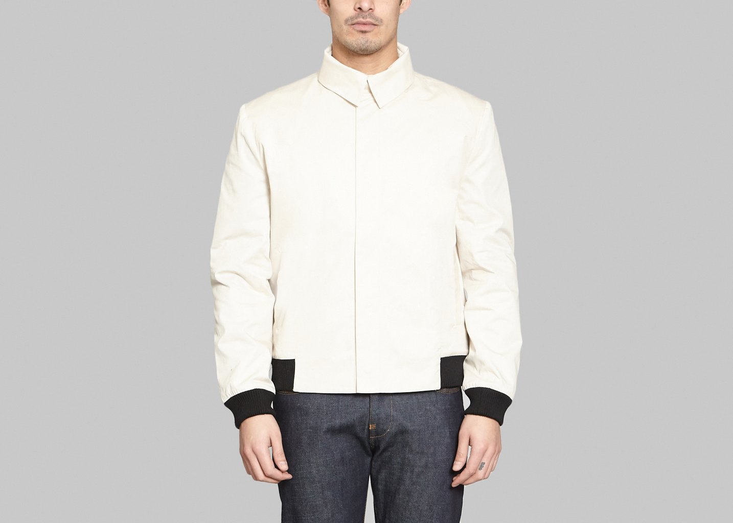 l'exception Blouson Aviator Beige Sébastien Blondin