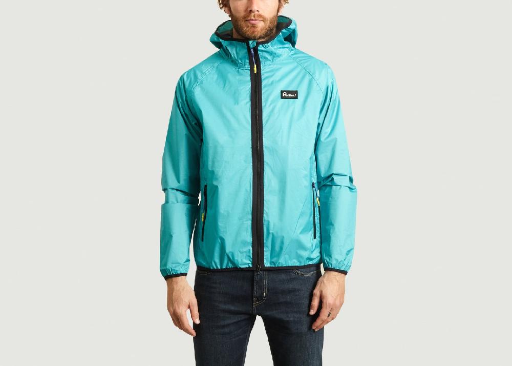 l'exception Blouson coupe vent Bonfield Turquoise Penfield