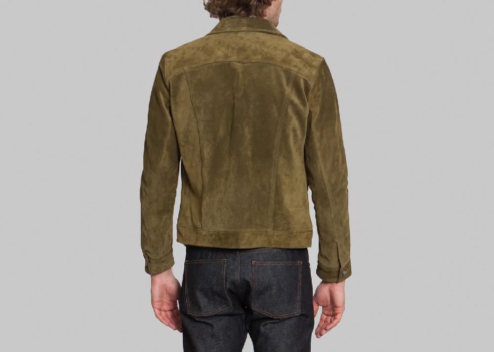 L'exception Blouson Trucker Chemistry Khaki The Faraday Project