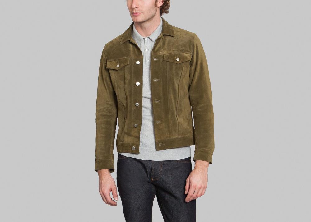 l'exception Blouson Trucker Chemistry Khaki The Faraday Project