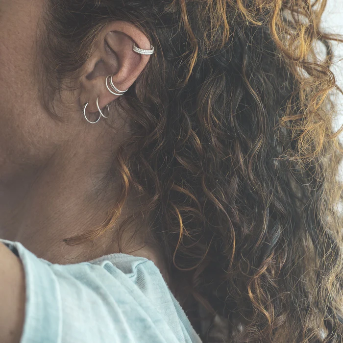 L'exception Bo Ear Cuff Apollon Argent Maison Vanité