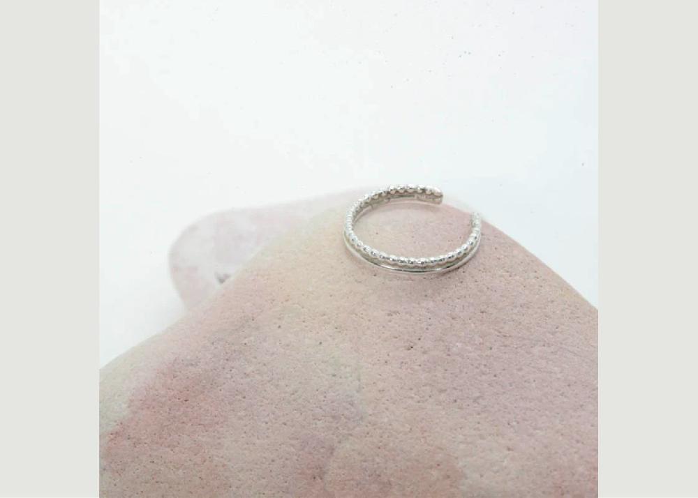 l'exception Bo ear cuff Orphée Argent Maison Vanité
