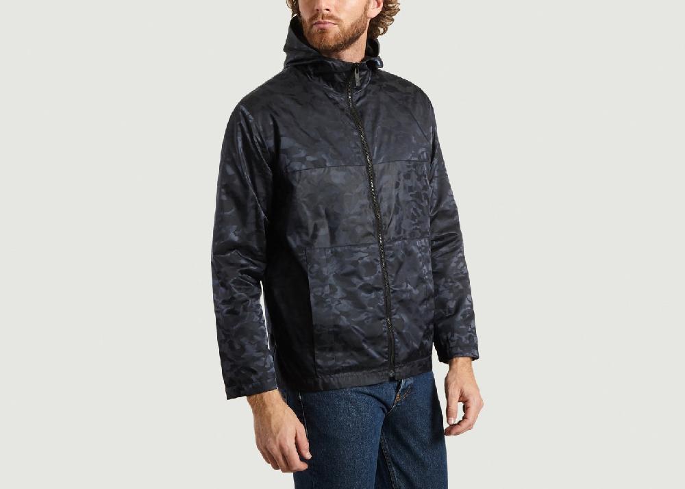 L'exception Bomber Imprimé Camouflage Réglisse M.X Maxime Simoëns