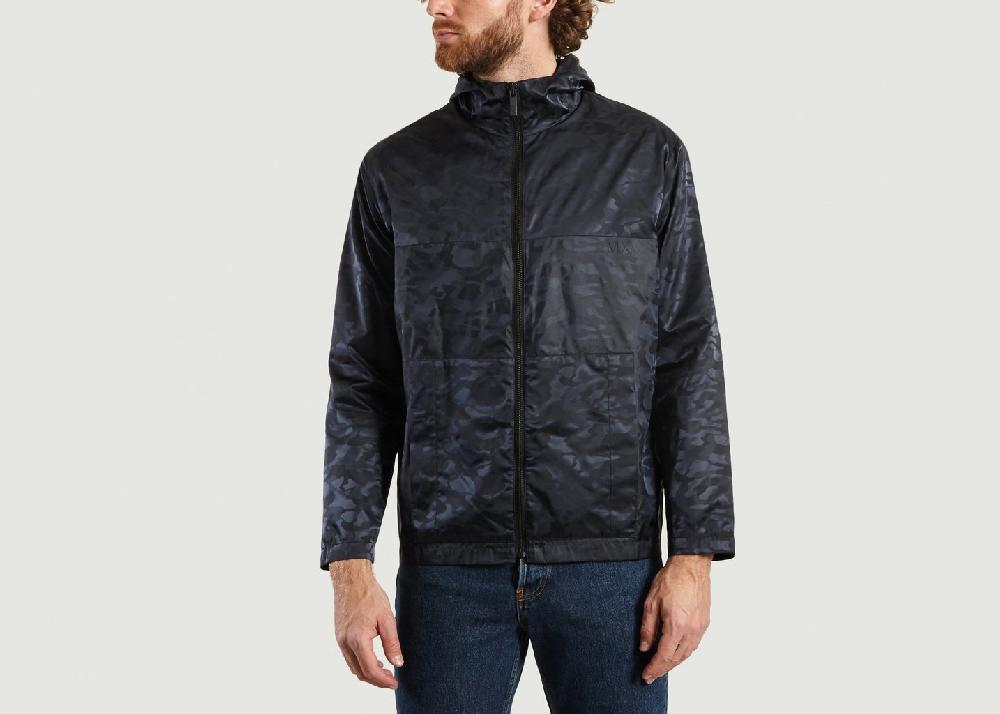 l'exception Bomber Imprimé Camouflage Réglisse M.X Maxime Simoëns