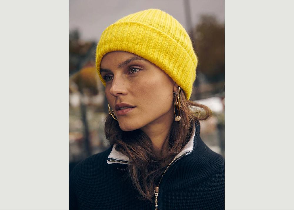 l'exception Bonnet Ambre Jaune Lafrançaise Mailles in France