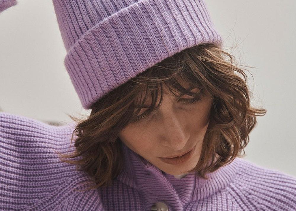 L'exception Bonnet Ambre Violet Lafrançaise Mailles In France