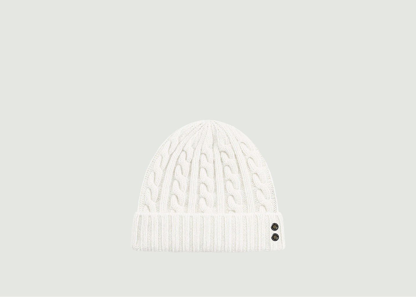 l'exception Bonnet Cachemire Telemark Ecru Ron Dorff