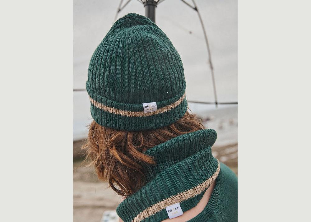 L'exception Bonnet Carla IC X LF Vert Lafrançaise Mailles In France