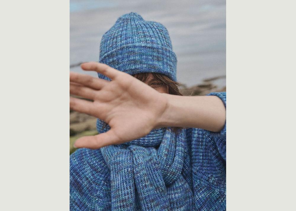 L'exception Bonnet Chantal Bleu Lafrançaise Mailles In France