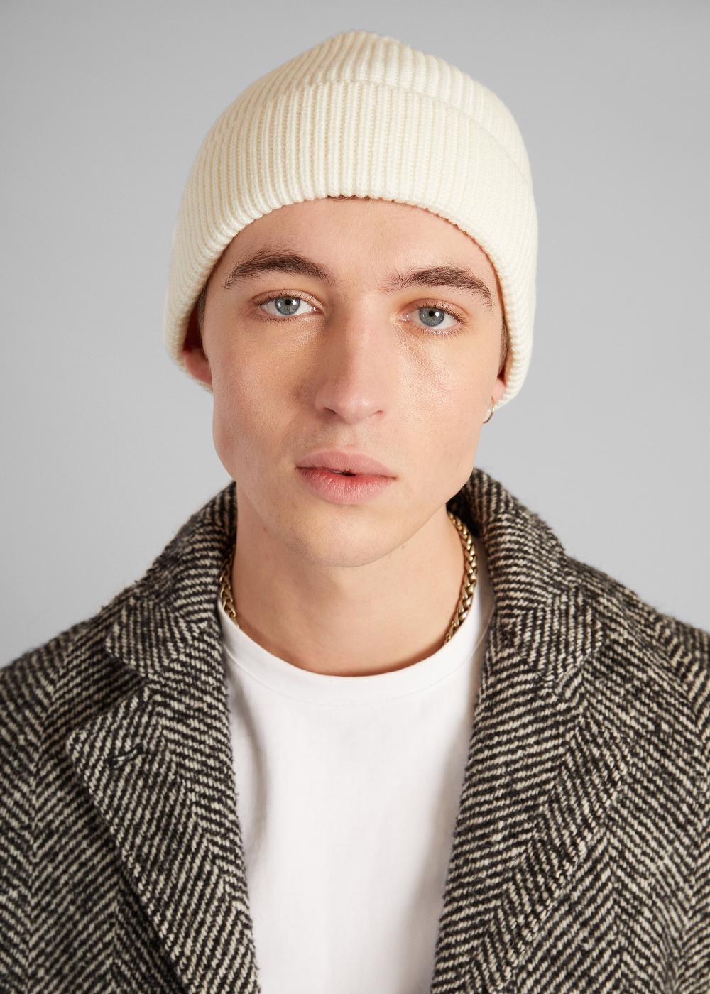 L'exception Bonnet En Laine Mérinos Ecru L'Exception Paris