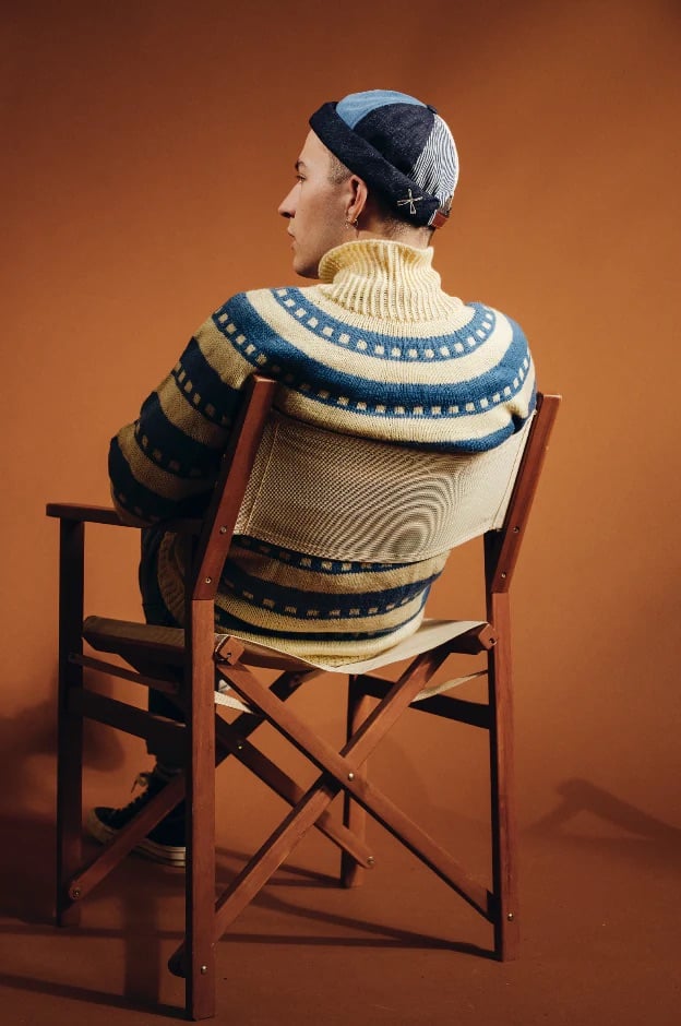 L'exception Bonnet Miki Docker Beanie Multicolore Béton Ciré
