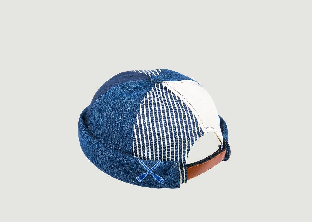 l'exception Bonnet Miki Docker Beanie Multicolore Béton Ciré