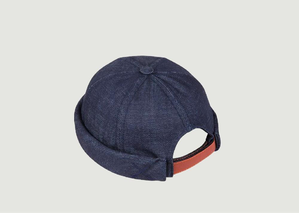 l'exception Bonnet Miki docker denim Anthracite Béton Ciré