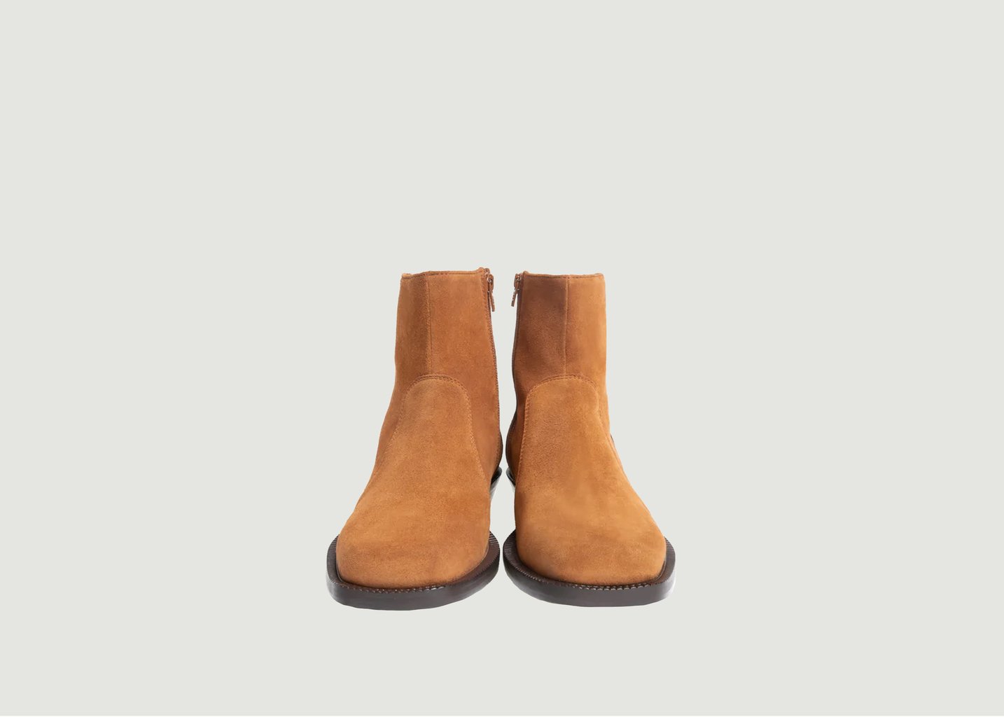 L'exception Boots Dallas En Daim Camel Philippe Zorzetto