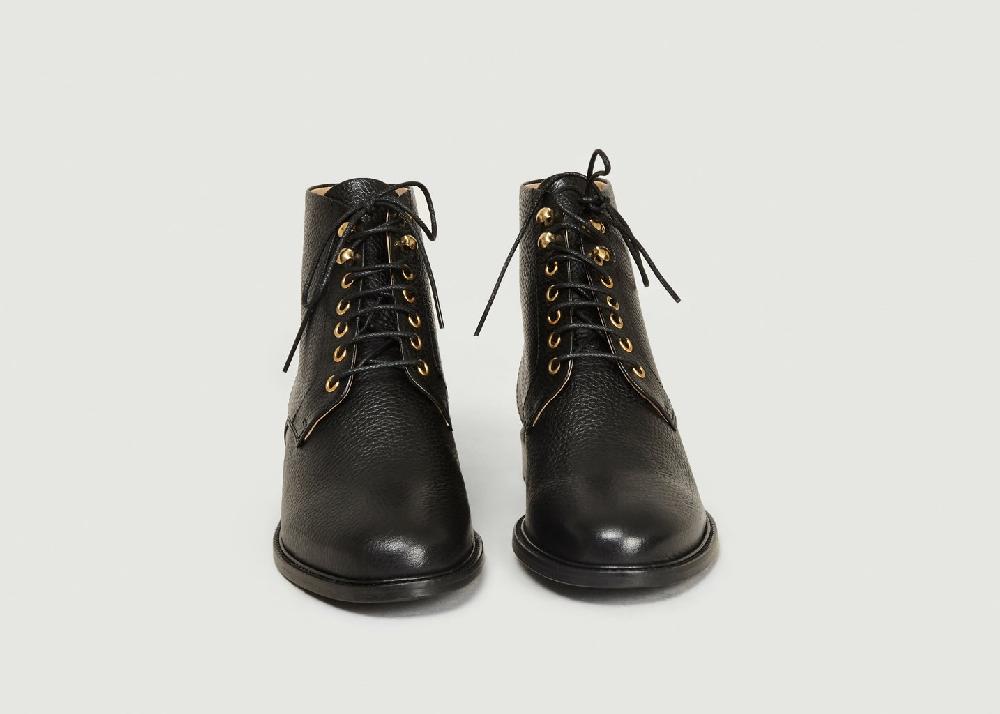 L'exception Boots Lucienne Noir Odaje Ex M.Moustache