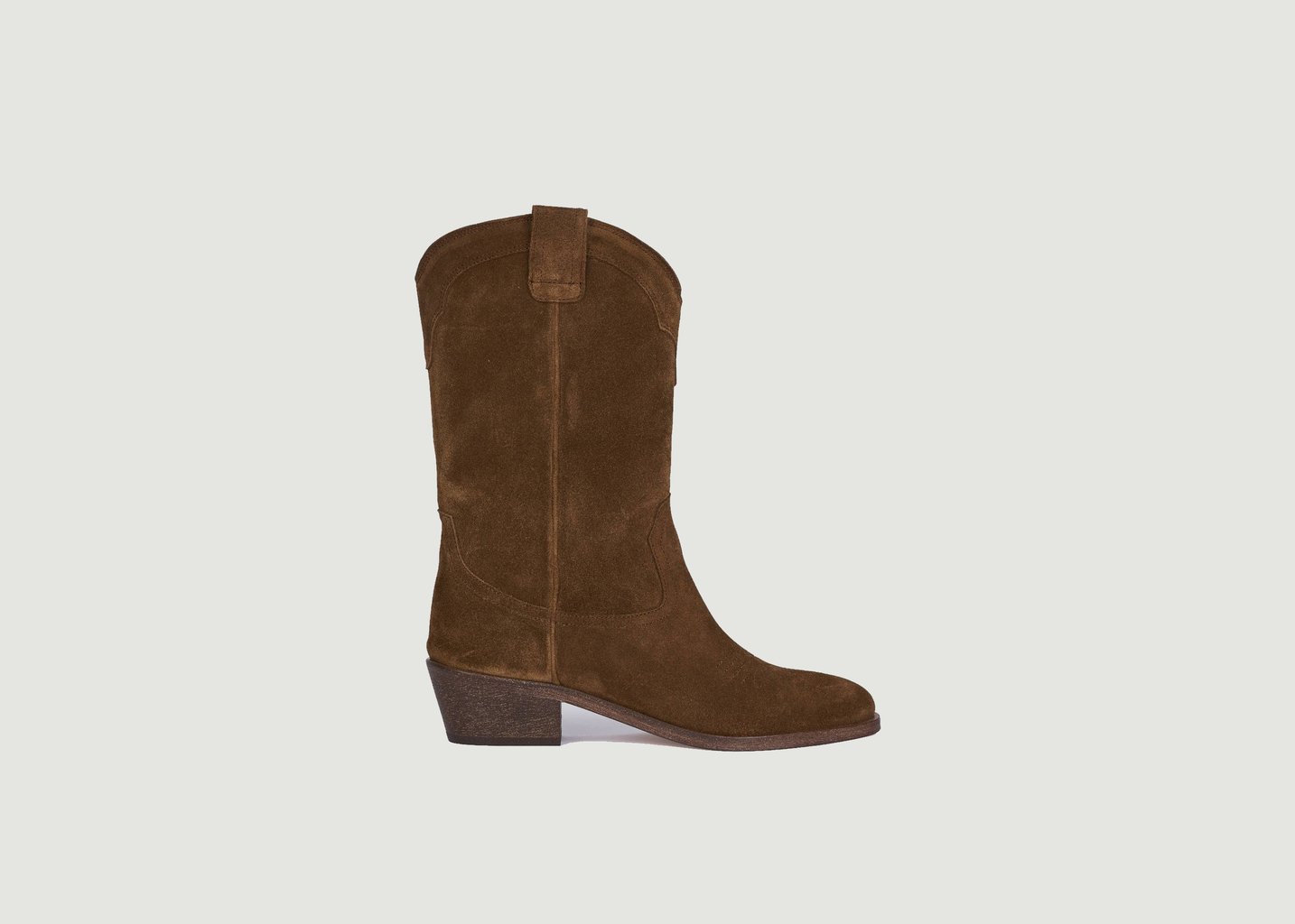 l'exception Bottes en daim Welson Tabac Anthology Paris