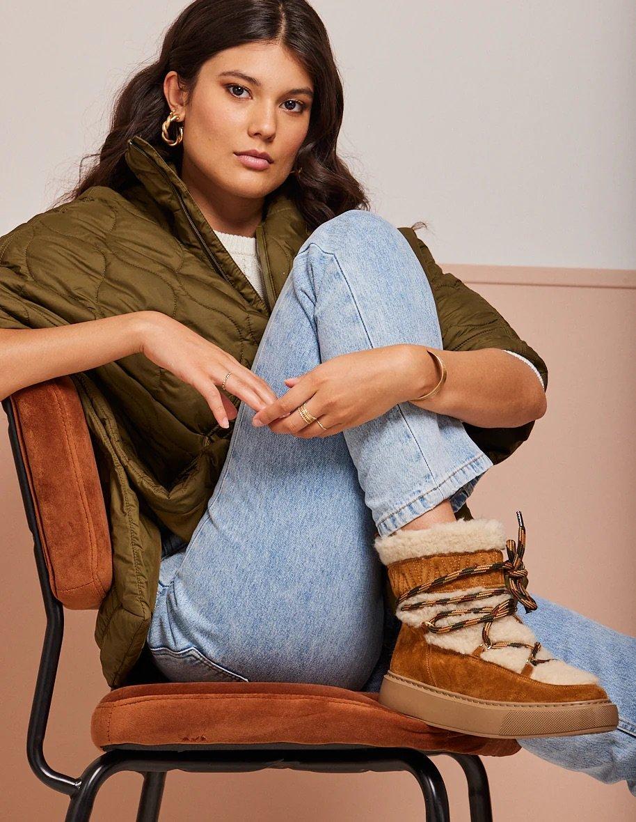 L'exception Bottes Fourrées Sarah Moka Odaje Ex M.Moustache