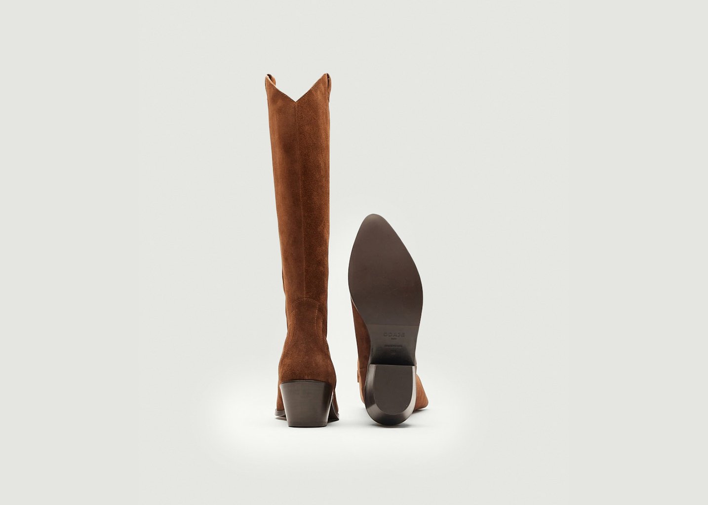 L'exception Bottes Tara Marron Odaje Ex M.Moustache