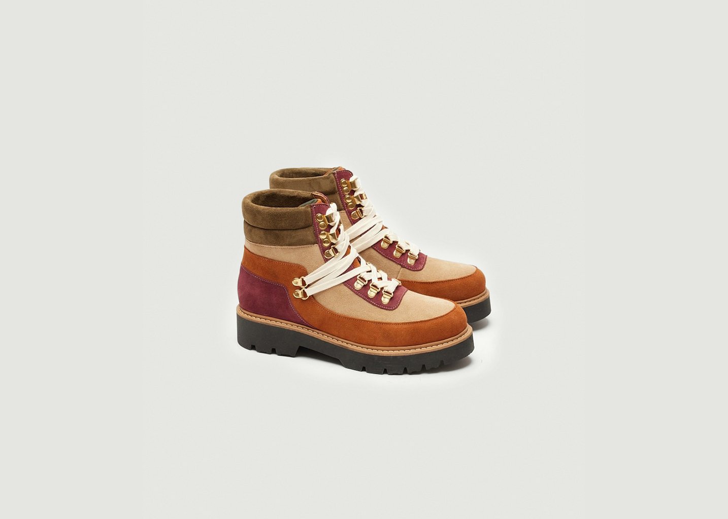 L'exception Bottines à Lacets Talie Multicolore Odaje Ex M.Moustache