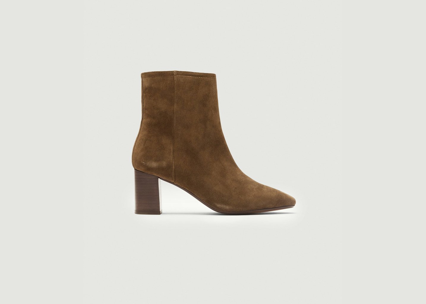 l'exception Bottines À Talons Brune Khaki Odaje ex M.Moustache