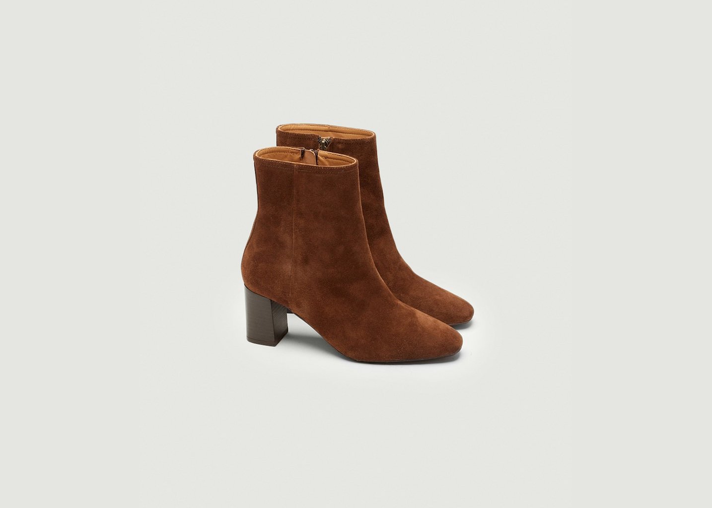 L'exception Bottines à Talons Brune Marron Odaje Ex M.Moustache