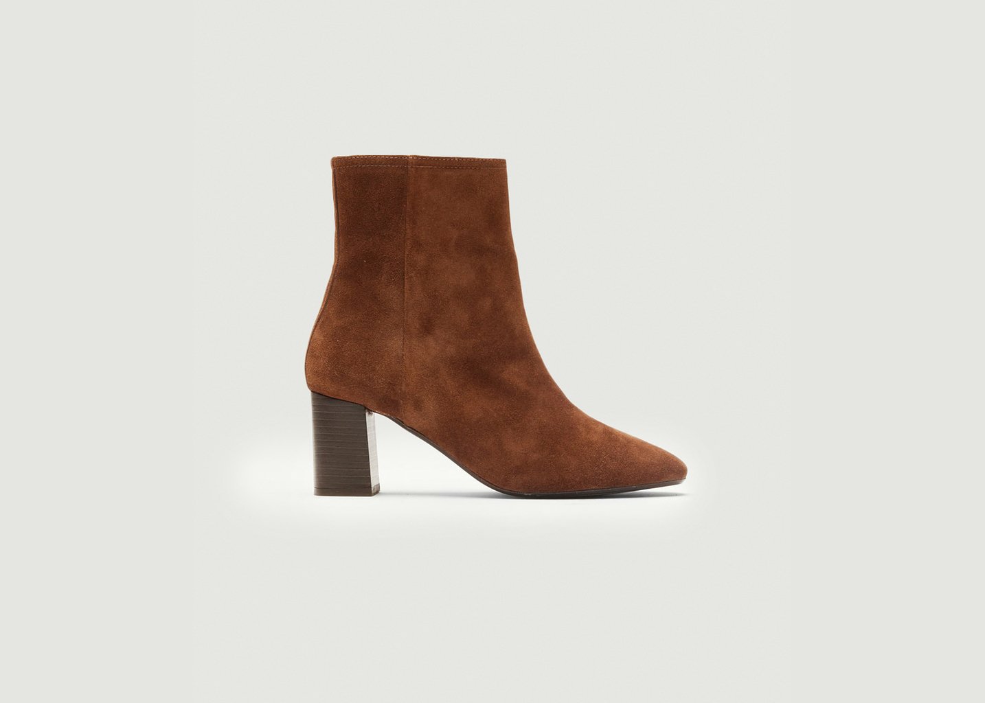 l'exception Bottines à talons Brune Marron Odaje ex M.Moustache