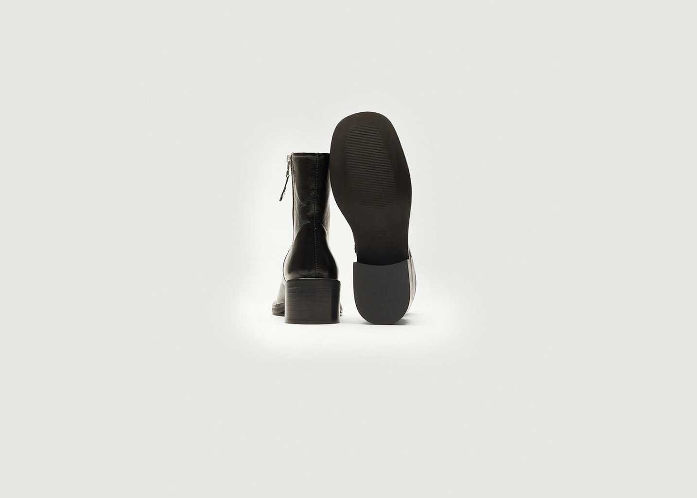 L'exception Bottines À Talons Callie Noir Odaje Ex M.Moustache