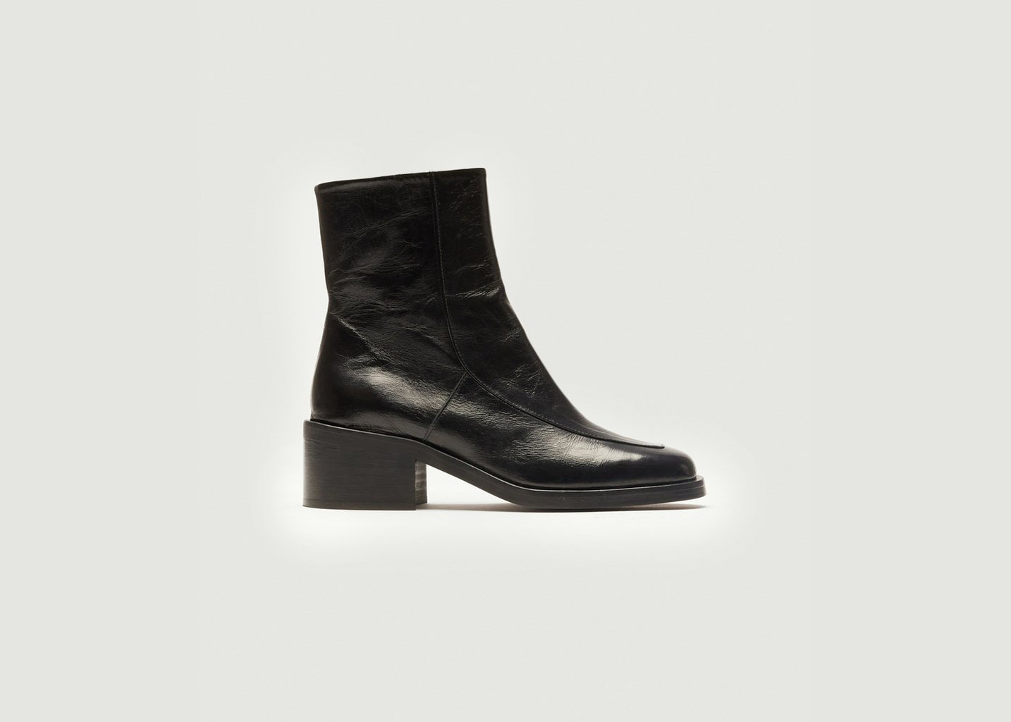 l'exception Bottines À Talons Callie Noir Odaje ex M.Moustache